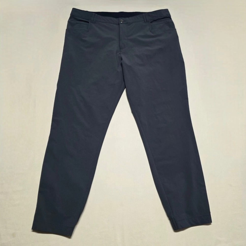 BYLT Premium Basics Ace Jogger Pants Men 40 Charcoal/Gray Tapered Leg Stretch